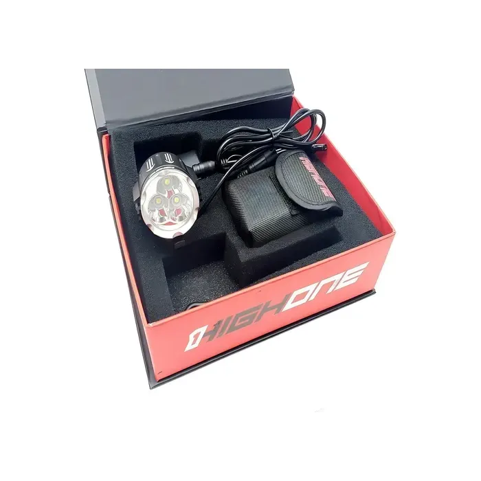 Farol Alumínio High One 3 Leds 2000 Lumens Super Light