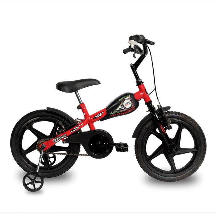Bicicleta Infantil Verden Vr 600 Aro 16 Rodinhas Laterais Vermelho