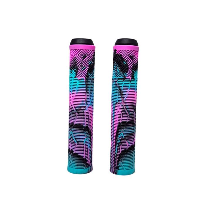 Par De Manoplas Punho Luva Tipo Gios 165mm Rosa e Azul