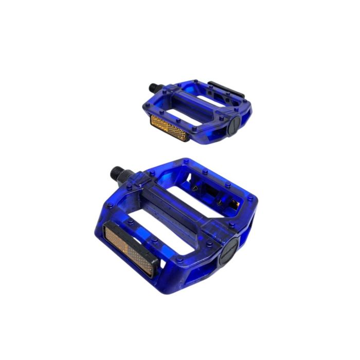 Par Pedal Plataforma Bicicleta Freestyle 9/16 Rosca Grossa Acrílico