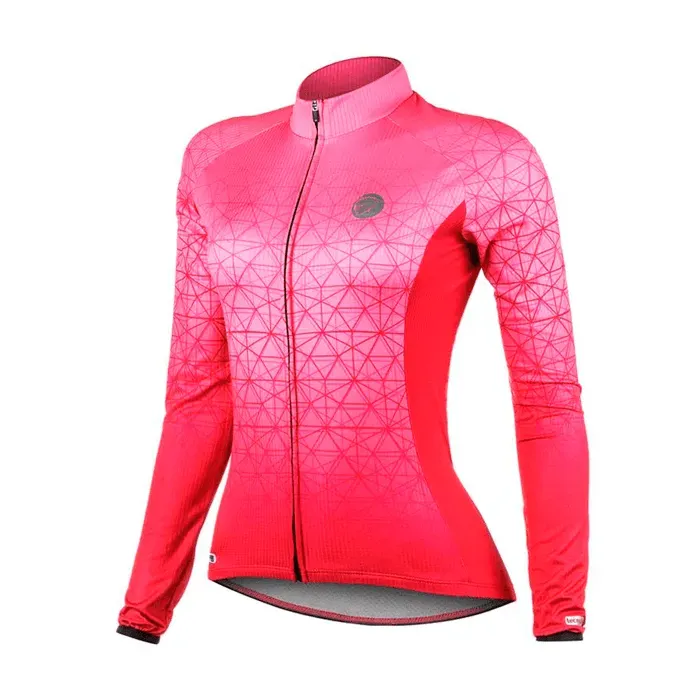 Camisa ciclismo Feminina Mauro Ribeiro Manga Longa