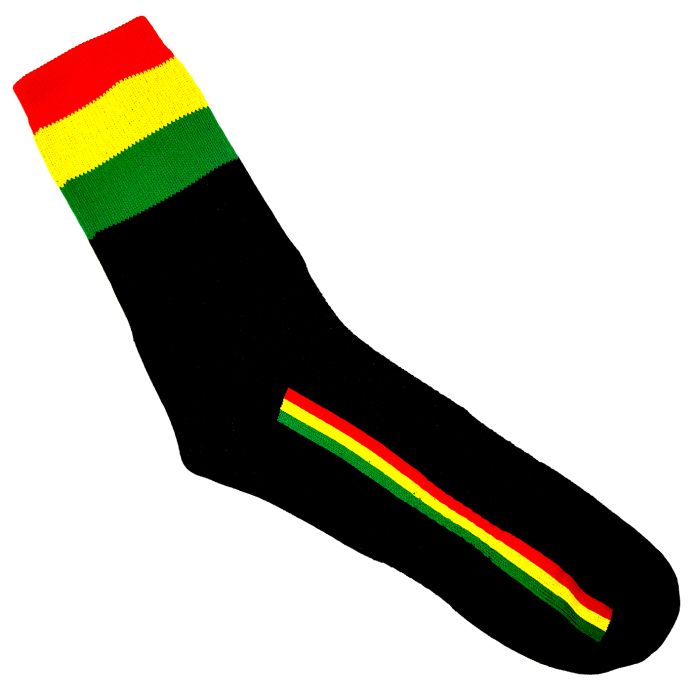 Meia Cano Médio Skin Rasta
