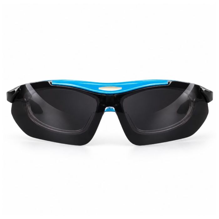 Oculos Ciclismo Vessel Sporting Proteção UV400 Azul com Cinza