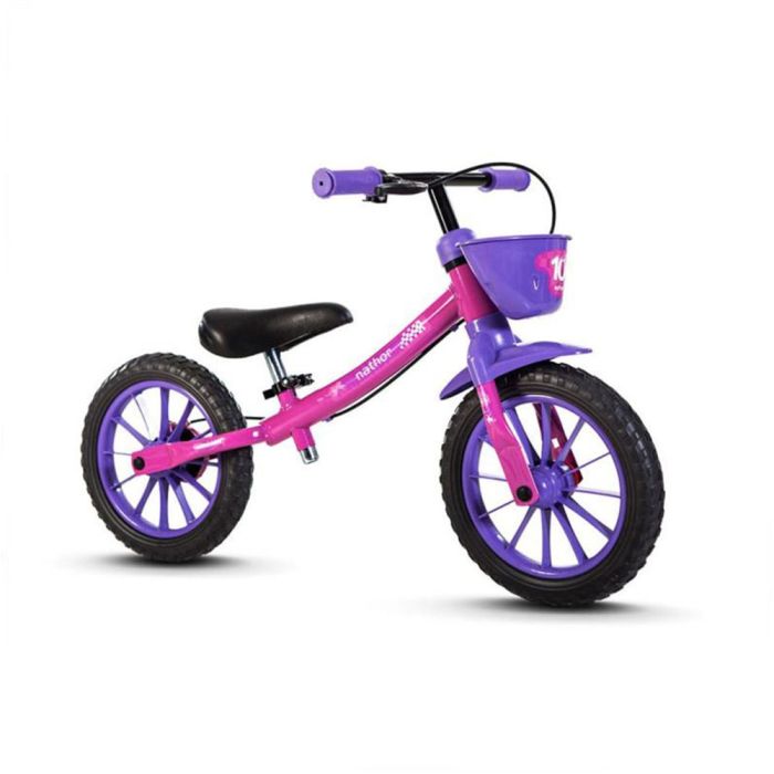 Bicicleta Balance Feminina Infantil Nathor Aro 12
