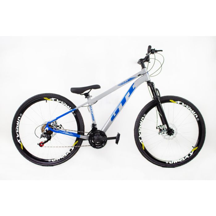 Bicicleta aro 26 Gti do Grau Freeride 21v Cinza