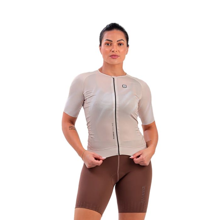 Camisa Ciclismo Feminina Furbo Donna Ragazza Match