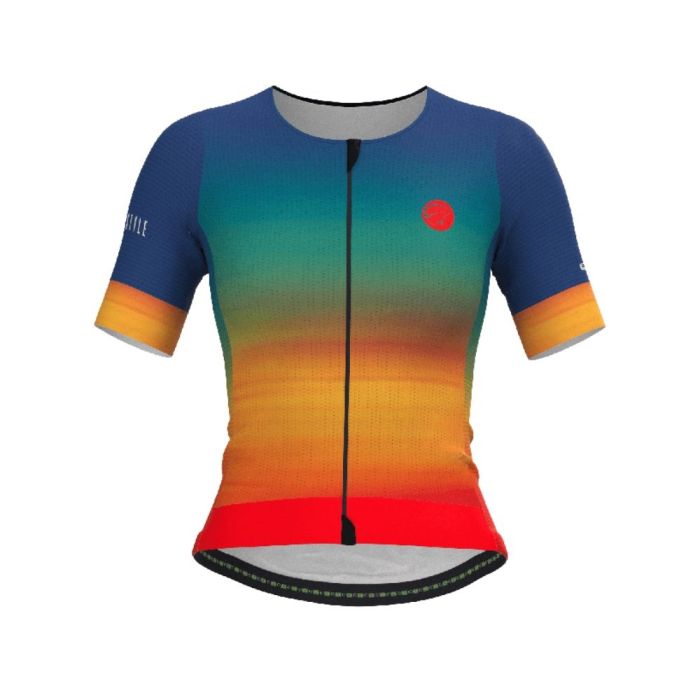 Camisa Ciclismo Triathlon Feminina Mauro Ribeiro Híbrida