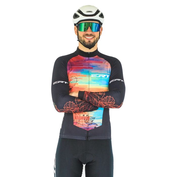 Camisa Ciclismo Ert Classic Manga Longa Jersey Savanna 