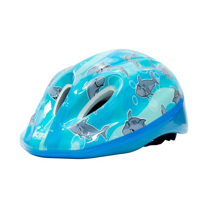 Capacete Ciclismo Infantil Absolute Shake Tubar&atilde;o - Azul