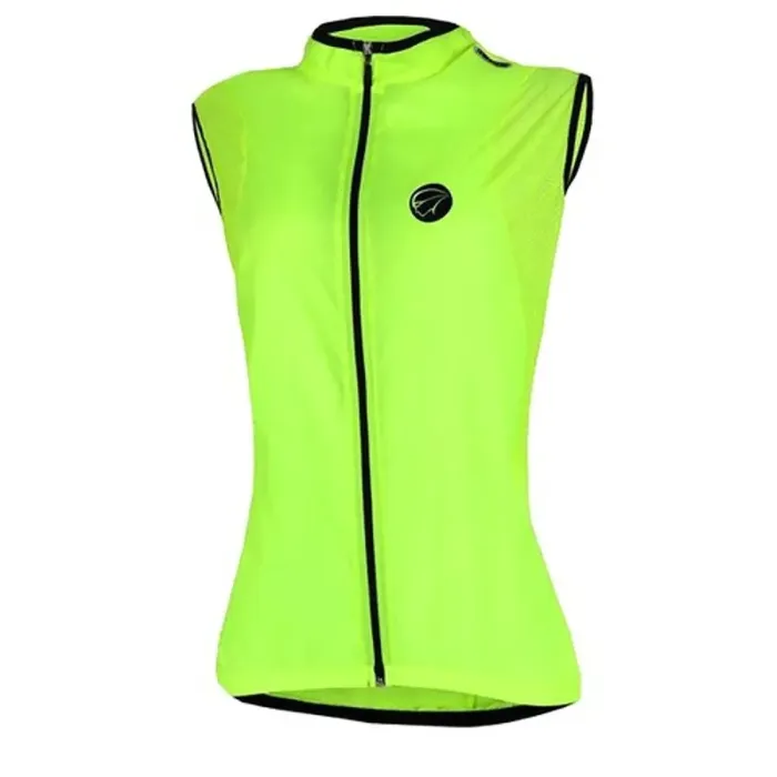 Colete Ciclismo Feminino Mauro Ribeiro New One Impact Neon