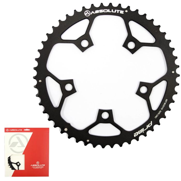 Coroa Absolute Prime 53 dentes bike speed road Alumínio 