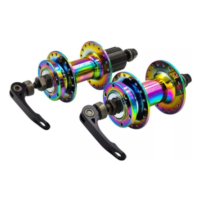 Par Cubo 36f Esfera K7 8-12v Disco De Bike Rainbow Camaleão