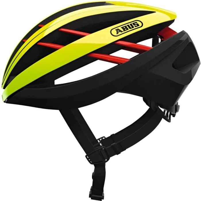 Capacete De Ciclismo Abus Aventor Amarelo Neon G 57-61cm