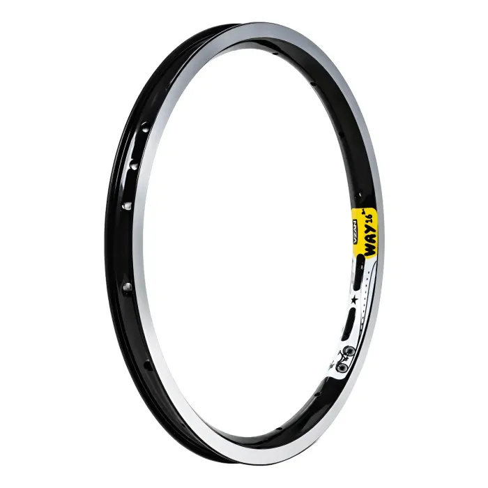 Aro 16/16F Infantil Vzan Way V-Brake Preto Sem Ilhós e Com Adesivos 