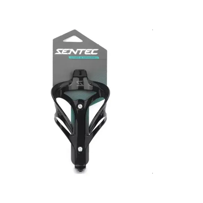Suporte Caramanhola Sentec Teccage Carbon Preto 30g Bike Speed