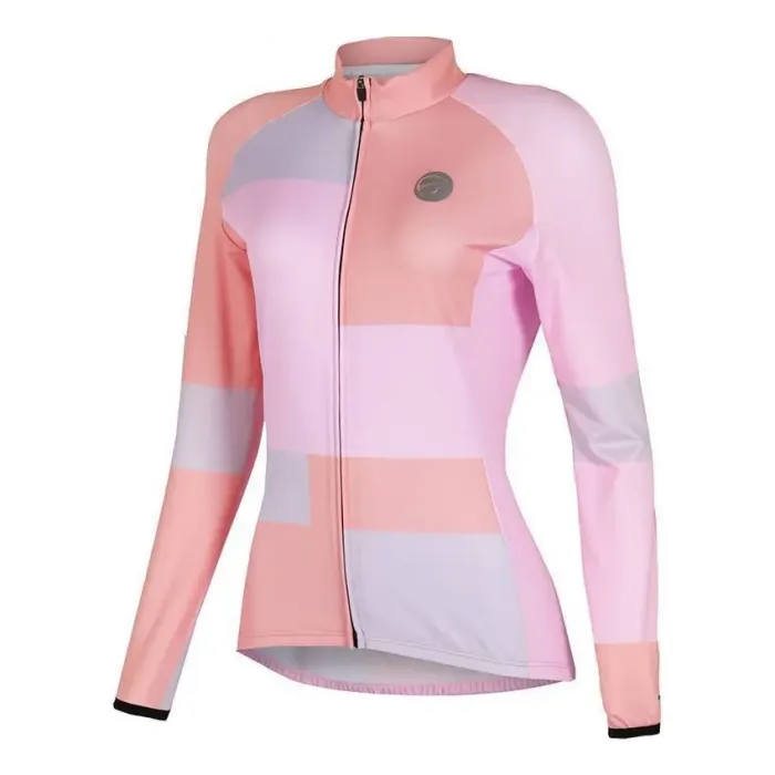 Camisa Ciclismo Feminina Mauro Ribeiro Manga Longa Distinct