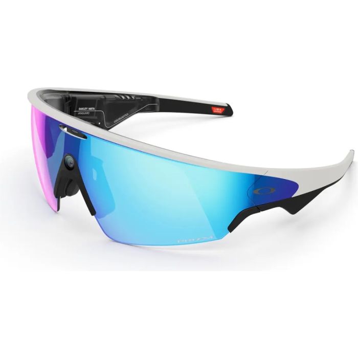 Óculos de Ciclismo Oakley Meta Vanguard White Prizm Sapphire