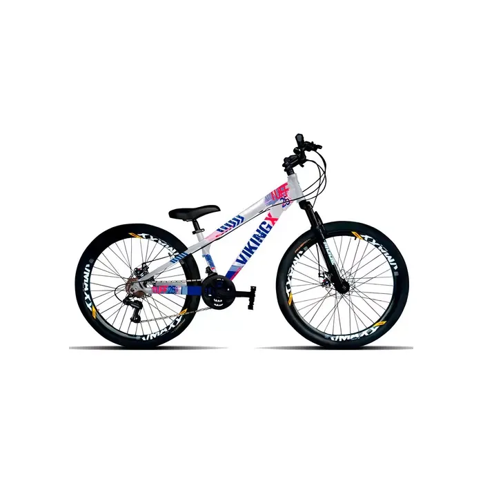 Biclicleta VikingX Tuff X25-Prata e azul