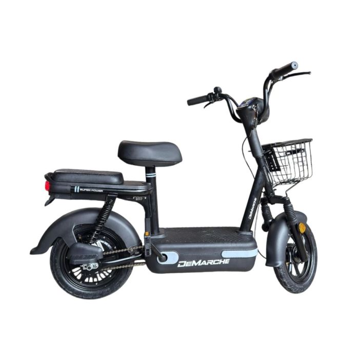 Bicicleta Scooter Elétrica Demarche 400W – Preta/Cinza