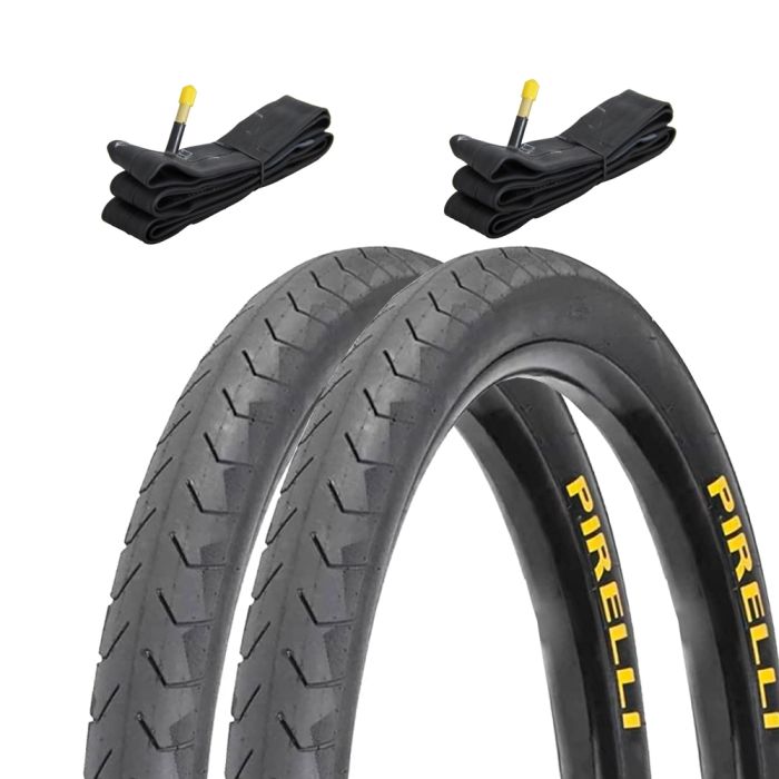 Par Pneu Pirelli Phantom Street 29x1.95 + 2 Câmaras Pirelli PE-29 Aro 29 Bico Grosso