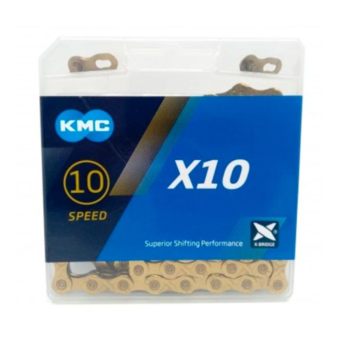 Corrente KMC X-10 10V 116L Dourada