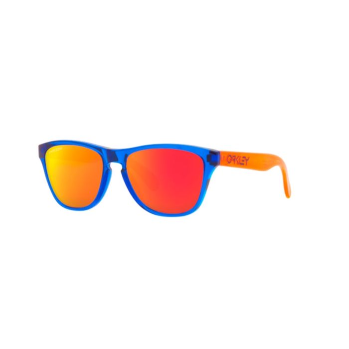 Óculos Infantil Frogskins Oakley Crystal Blue Prizm Ruby
