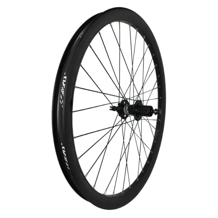 Roda Vmaxx para Wheeling (par) - Aro 26/32f Preto Fosco/ Cubo Preto