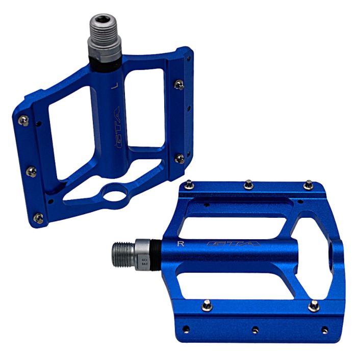 Pedal Plataforma Alumínio 6061 Bike Eixo Cromoly Pinos removíveis Gta