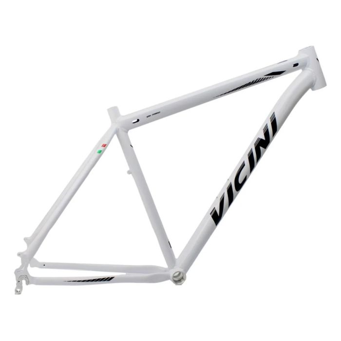 Quadro 29 Bicicleta Mtb Vicini Aluminio Cabeamento Interno - Branco - 17,5"