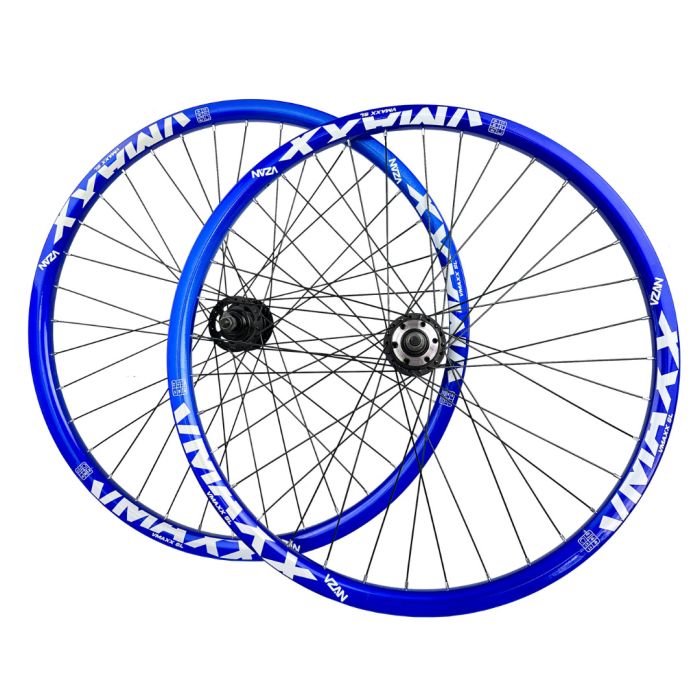 Par De Rodas Aro 26 Vzan Vmaxx em Alumínio Freio A Disco Cubos Roda Livre