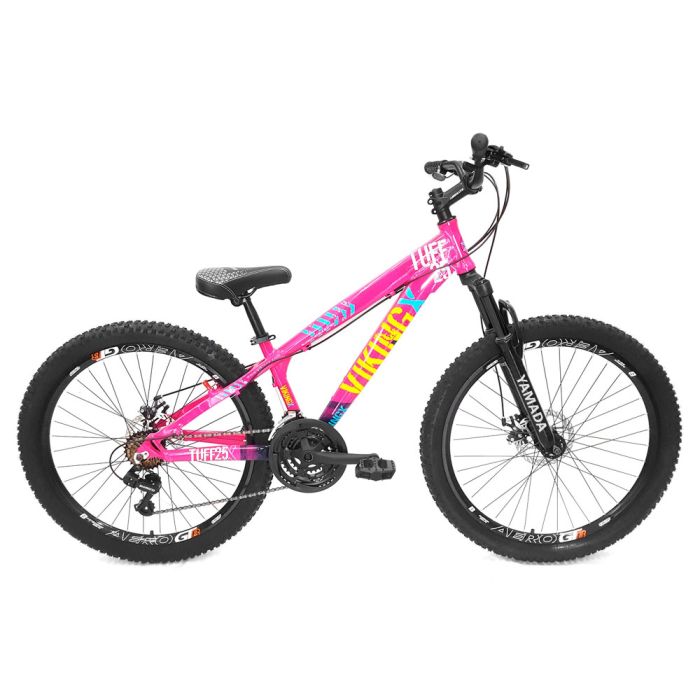 Biclicleta VikingX Tuff X25-Rosa e Azul
