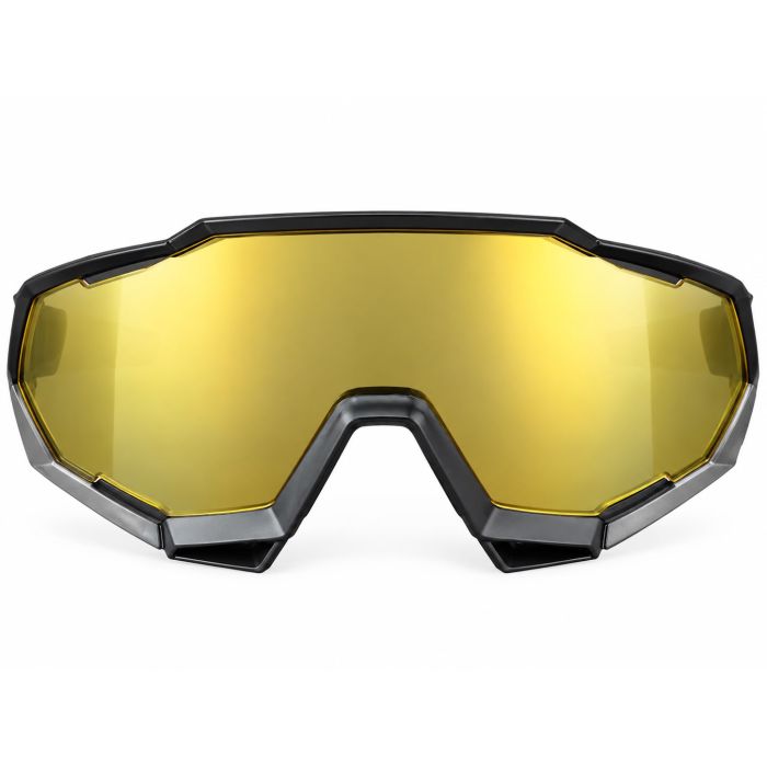 Óculos Ciclismo Vessel Shape Proteção UV400 Preto com Amarelo
