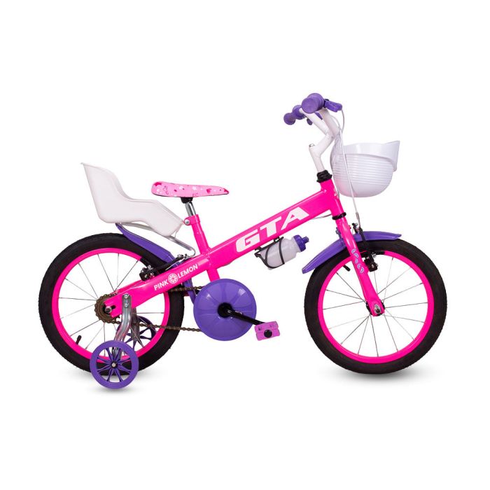 Bicicleta Infantil Aro 16 Pink Lemon