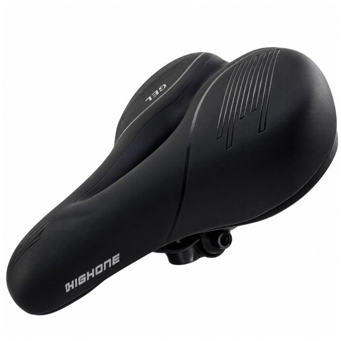 Selim Highone Gel 2 Molas Vazado com Elastômero Preto