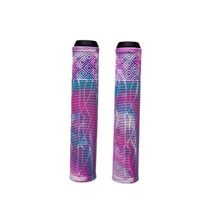 Par De Manoplas Punho Luva Tipo Gios 165mm Branca Rosa