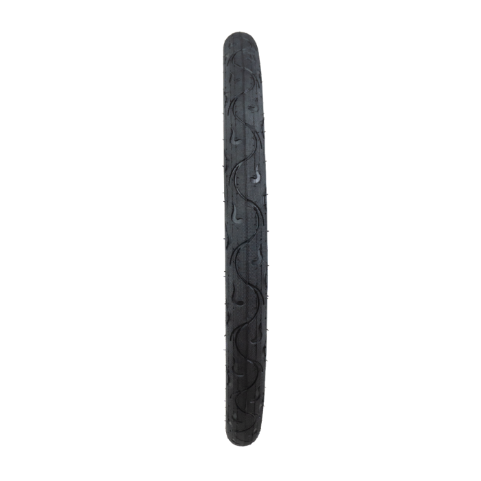 Pneu Aro 26 x 2.125 Kevlar 30 TPI Fire Preto com Linha Roxa 