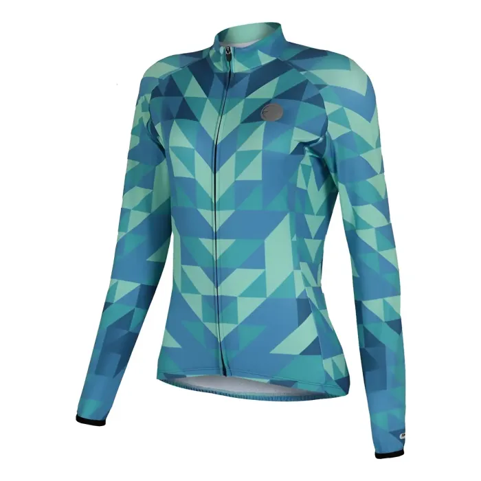 Camisa Mauro Ribeiro Symmetrical Manga Longa Feminina