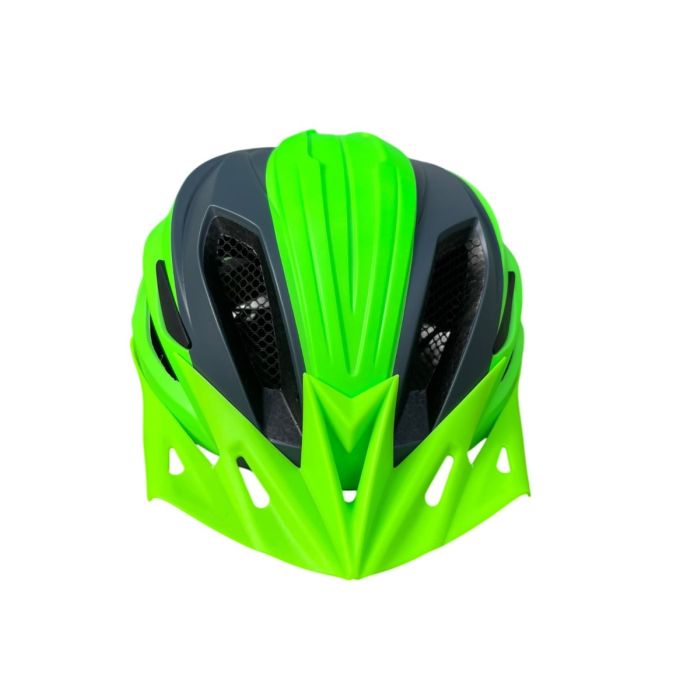 Capacete GTS Racing Series com Led Grafite/Verde