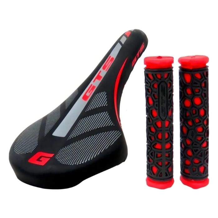 Kit Selim e Manopla Gts Speed Exotic Vermelho