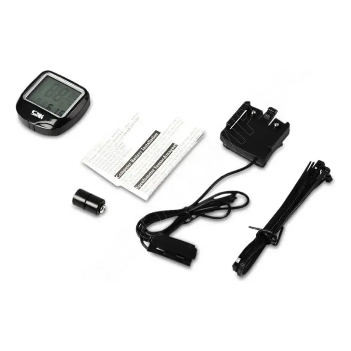 Ciclocomputador Velocímetro Bike Sunding Sd-568ae Com Fio