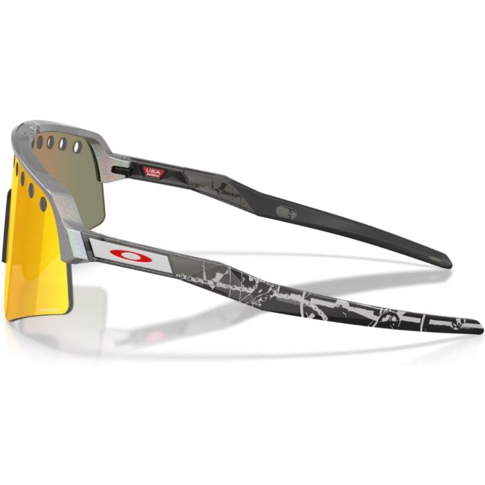 Óculos Ciclismo Oakley Sutro Lite Sweep MVDP – Splatter Dust com Lentes Prizm™ Ruby