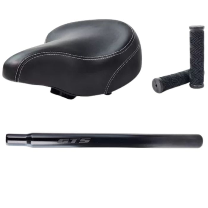 Kit Selim Manopla e Canote Beach Gts Retrô Preto