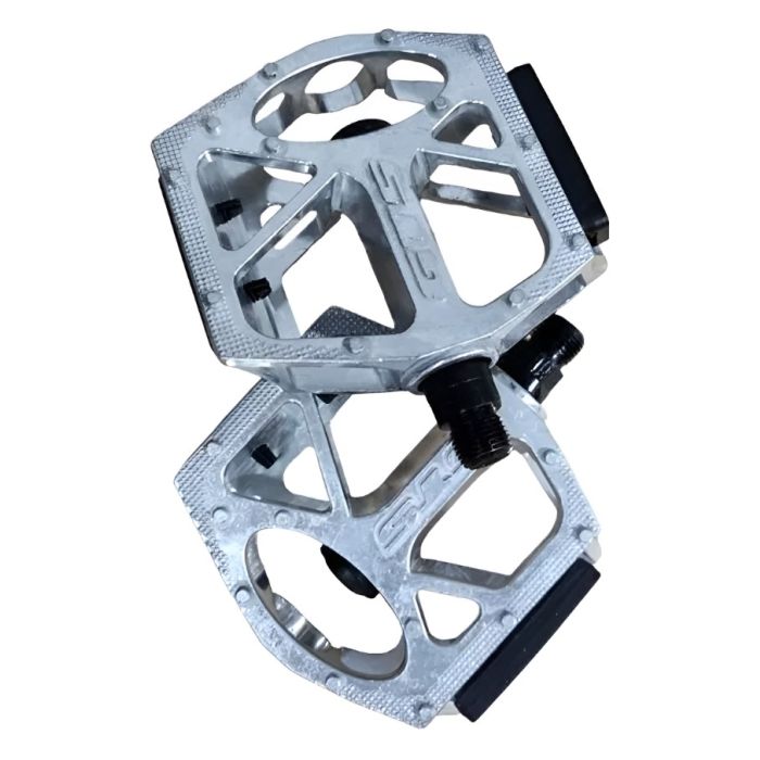 Pedal Gts Plataforma Aluminio Rosca Grossa 9/16 Cromado Mtb